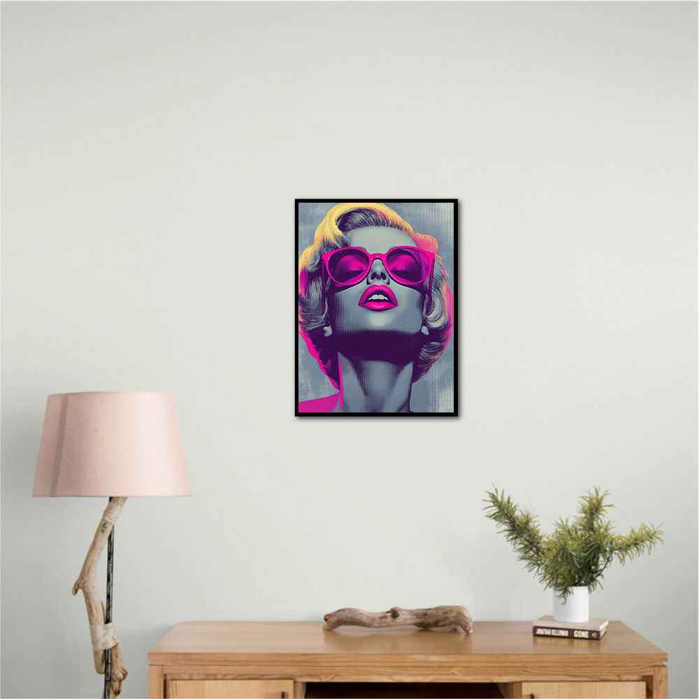 Pink Marilyn Pop Art