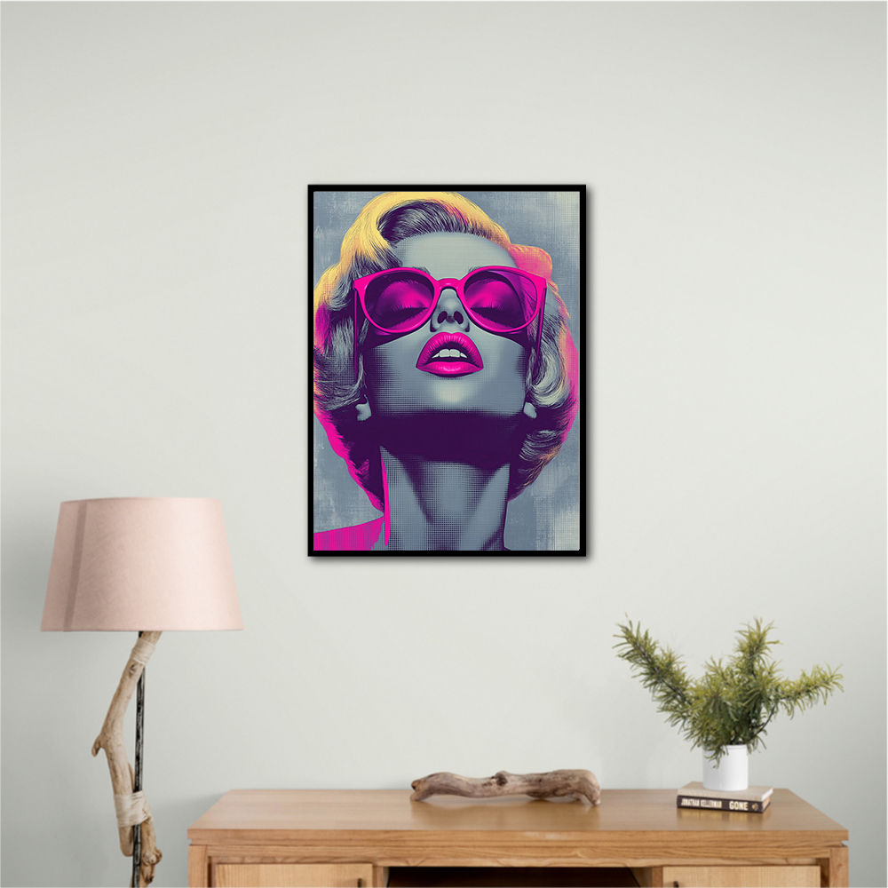 Pink Marilyn Pop Art