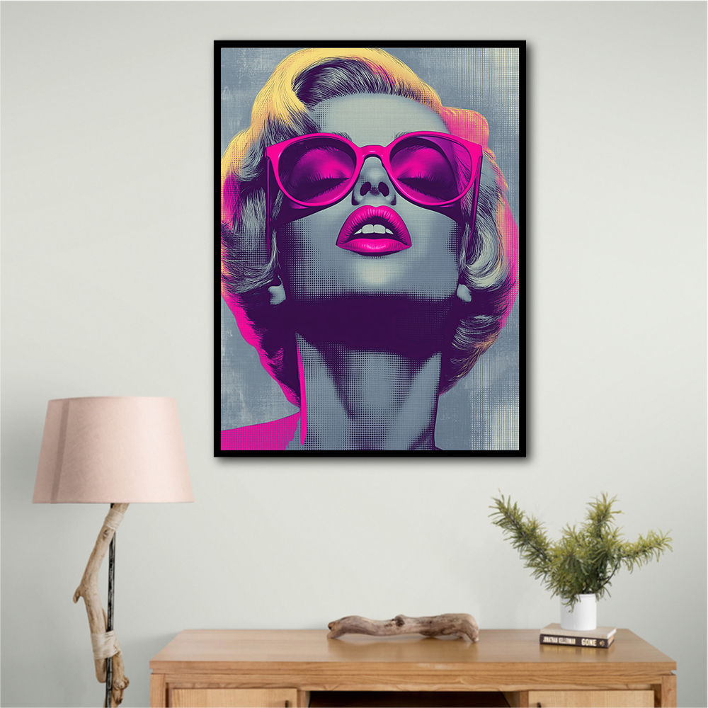 Pink Marilyn Pop Art