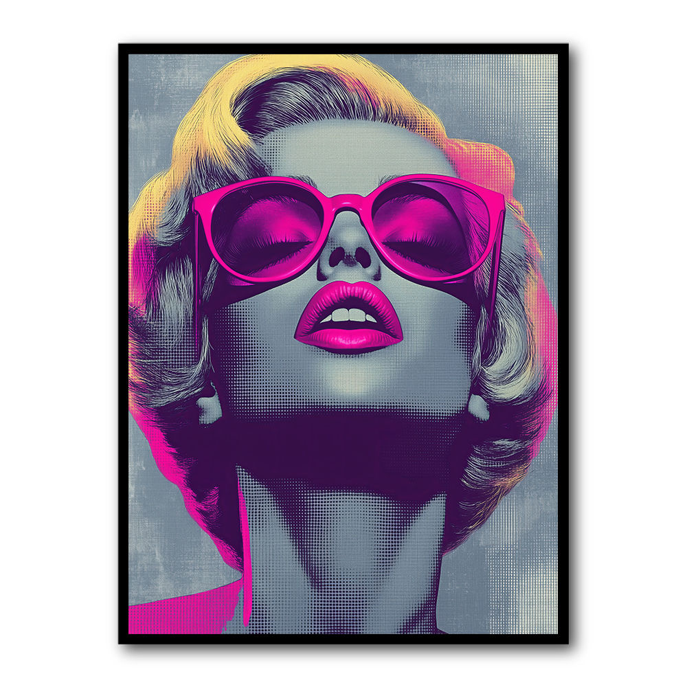 Pink Marilyn Pop Art