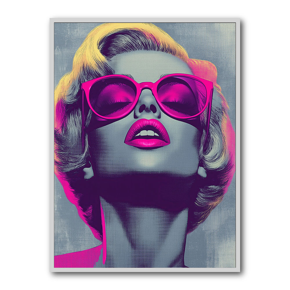 Pink Marilyn Pop Art