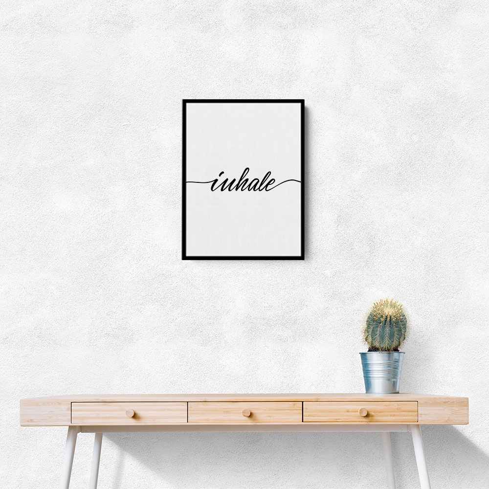 Inhale Wall Art