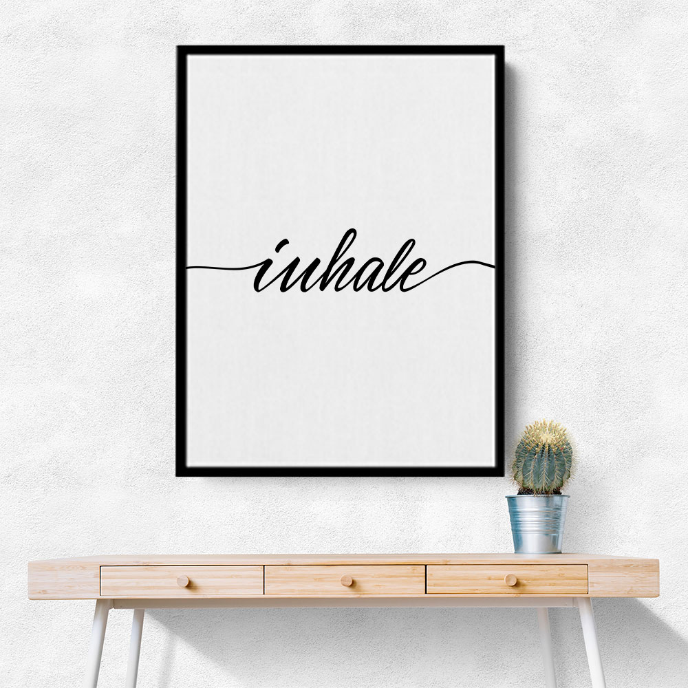 Inhale Wall Art