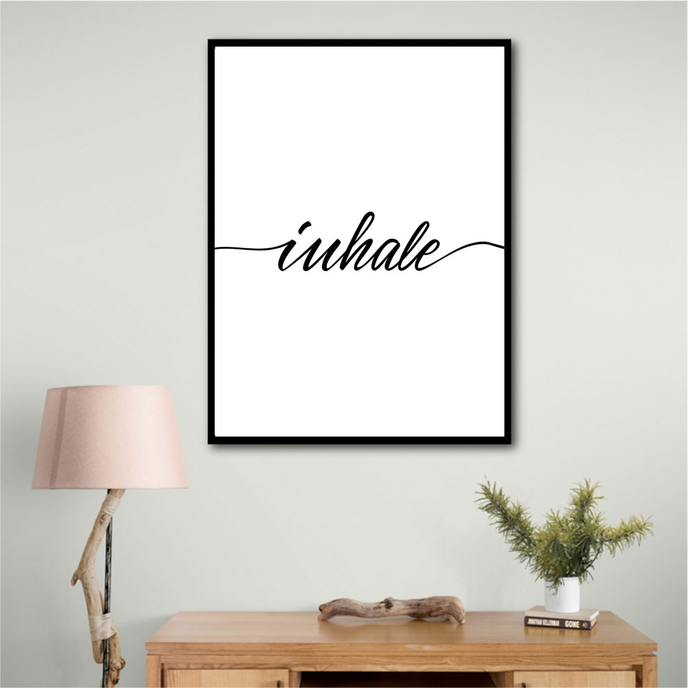 Inhale Wall Art