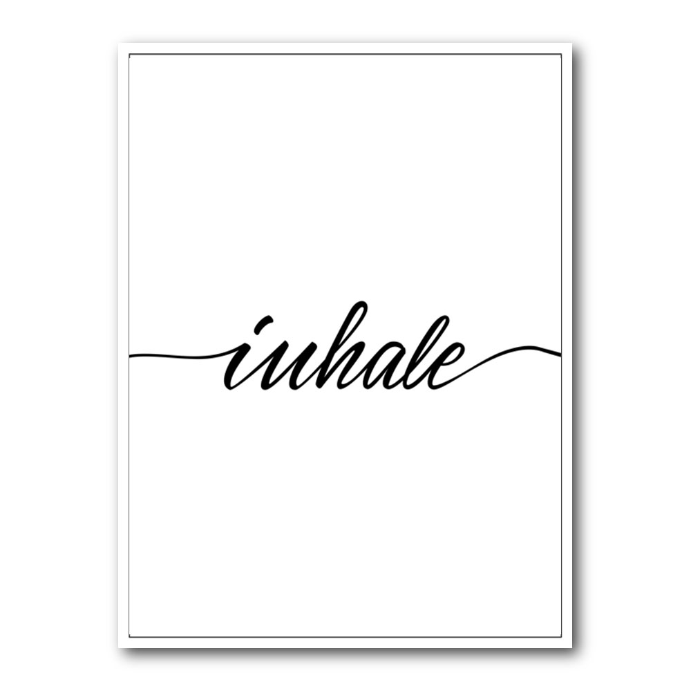 Inhale Wall Art