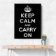 Keep Calm and Carry On - Black