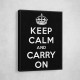 Keep Calm and Carry On - Black