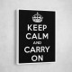 Keep Calm and Carry On - Black