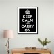 Keep Calm and Carry On - Black