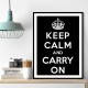 Keep Calm and Carry On - Black