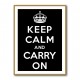 Keep Calm and Carry On - Black