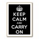 Keep Calm and Carry On - Black