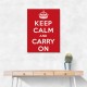 Keep Calm and Carry On - Red