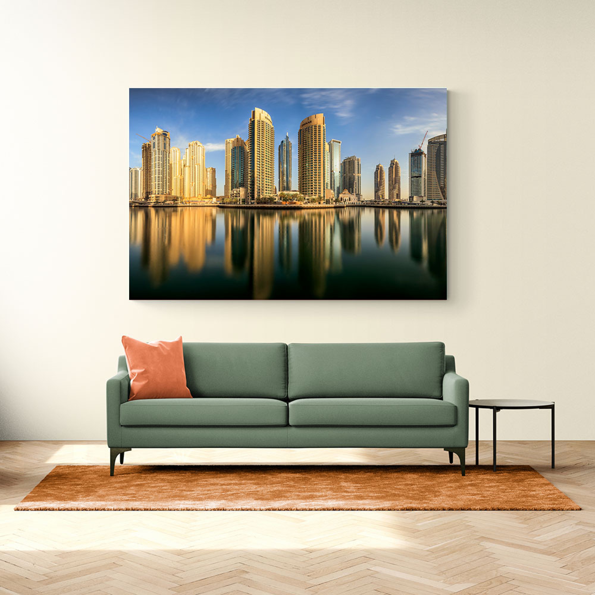 Panoramic Dubai Marina Wall Art