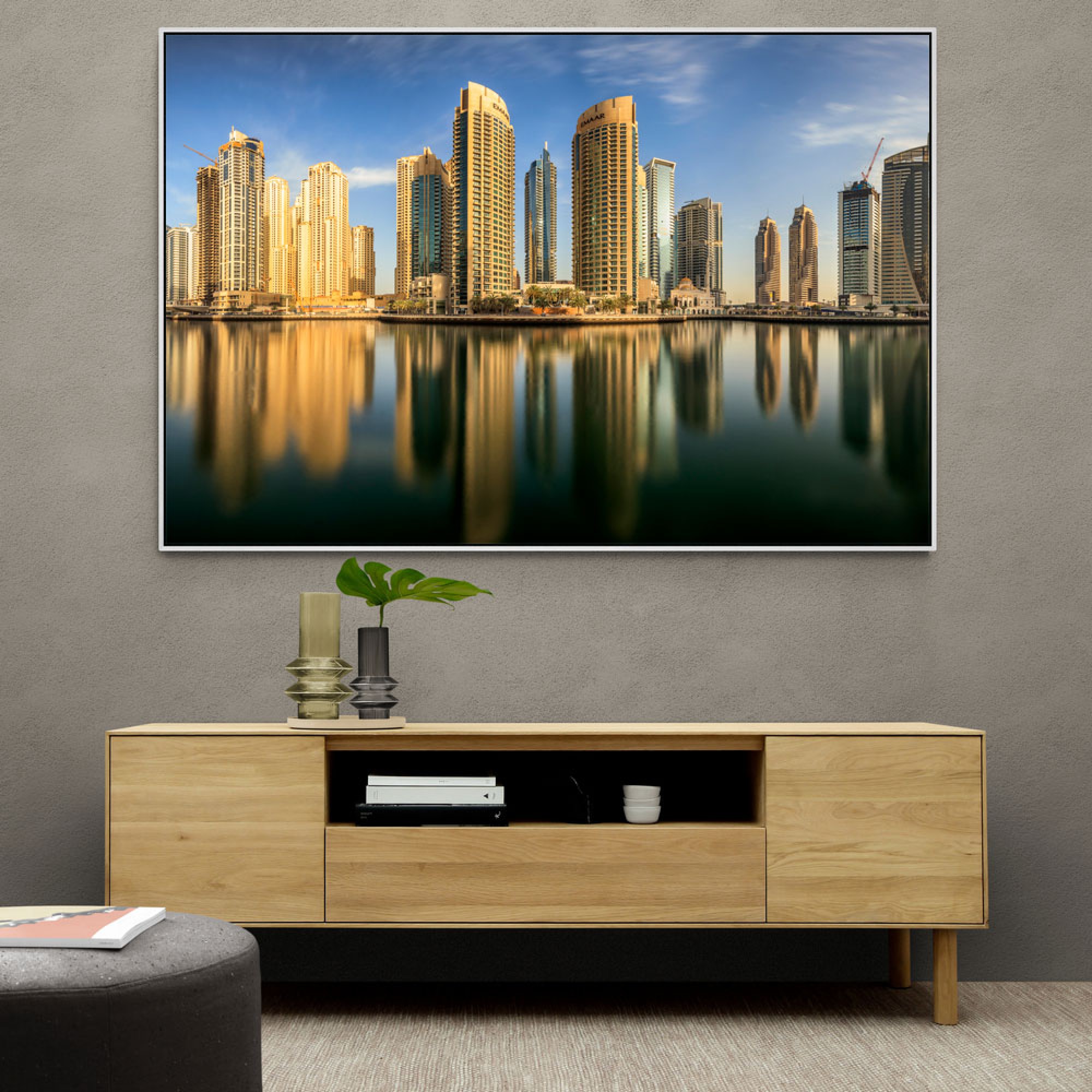 Panoramic Dubai Marina Wall Art