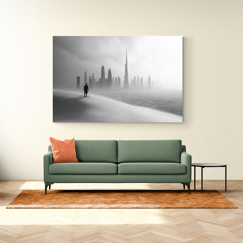 Downtown Dubai Surreal Views Wall Art