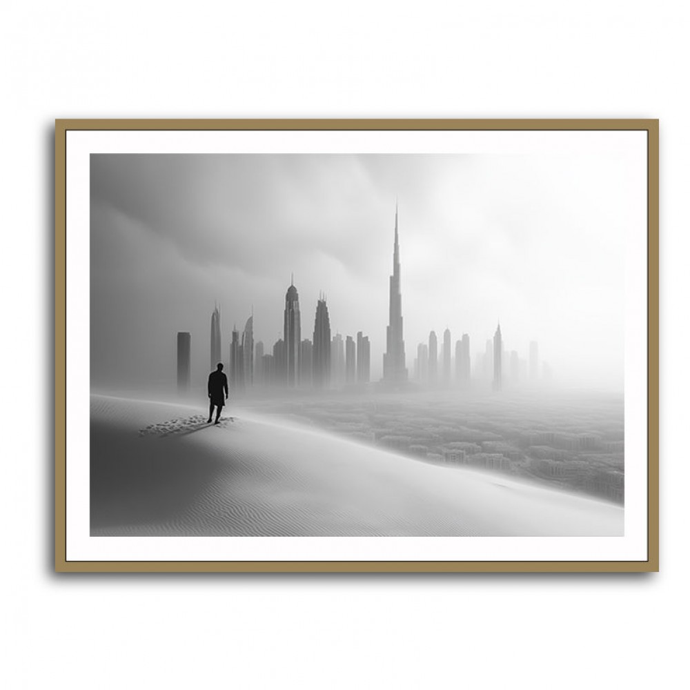 Downtown Dubai Surreal Views Wall Art