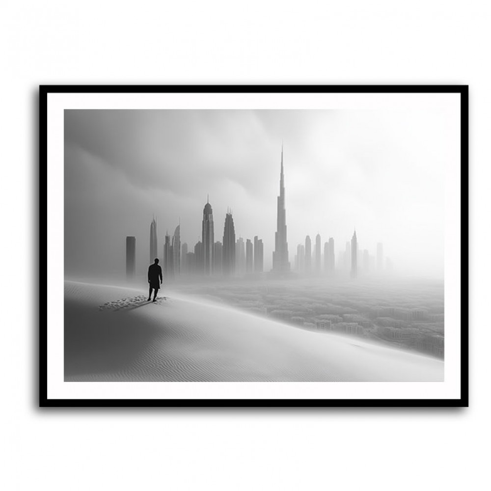 Downtown Dubai Surreal Views Wall Art