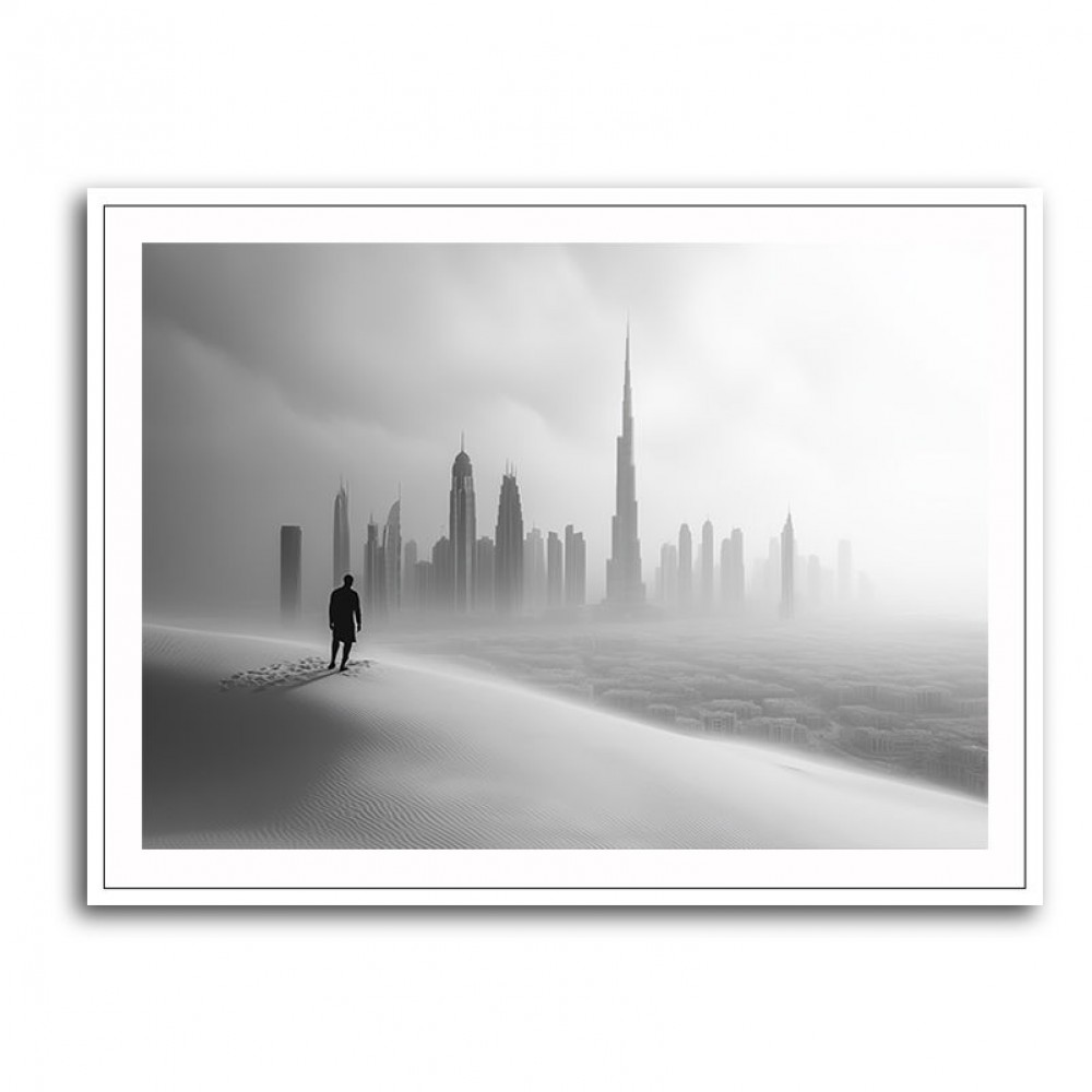 Downtown Dubai Surreal Views Wall Art