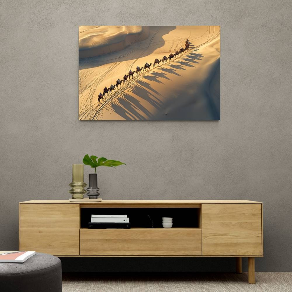 Desert Camel Train