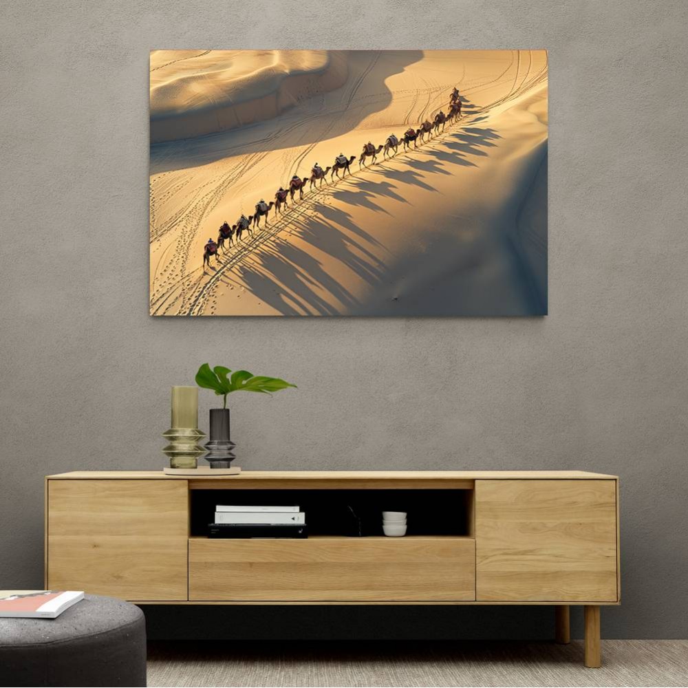 Desert Camel Train