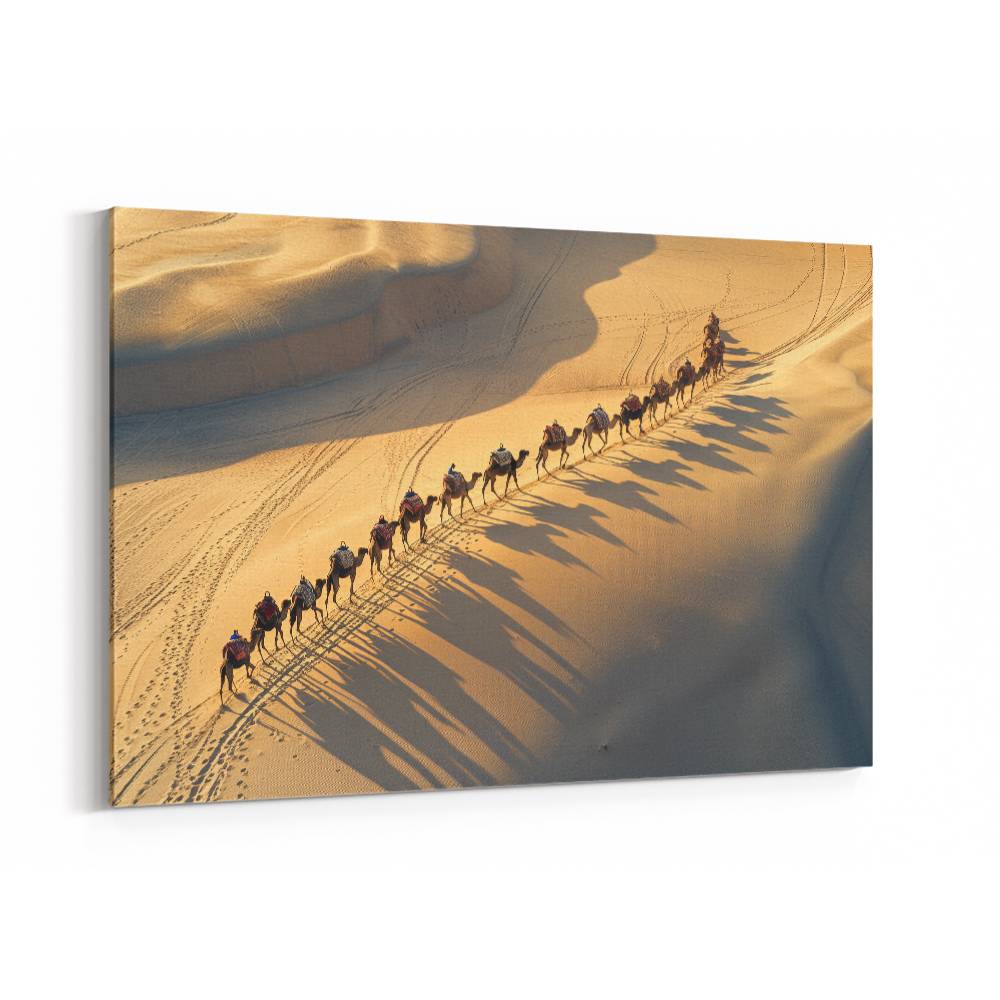 Desert Camel Train