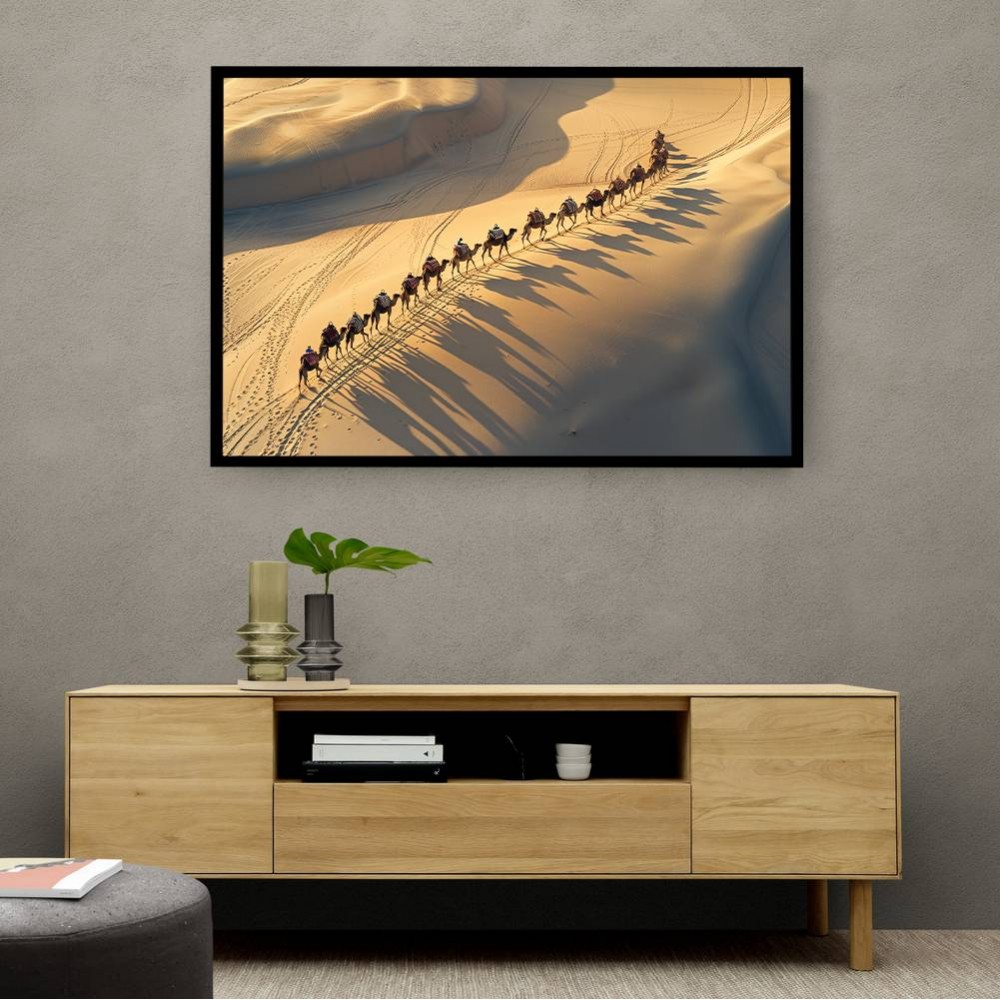 Desert Camel Train