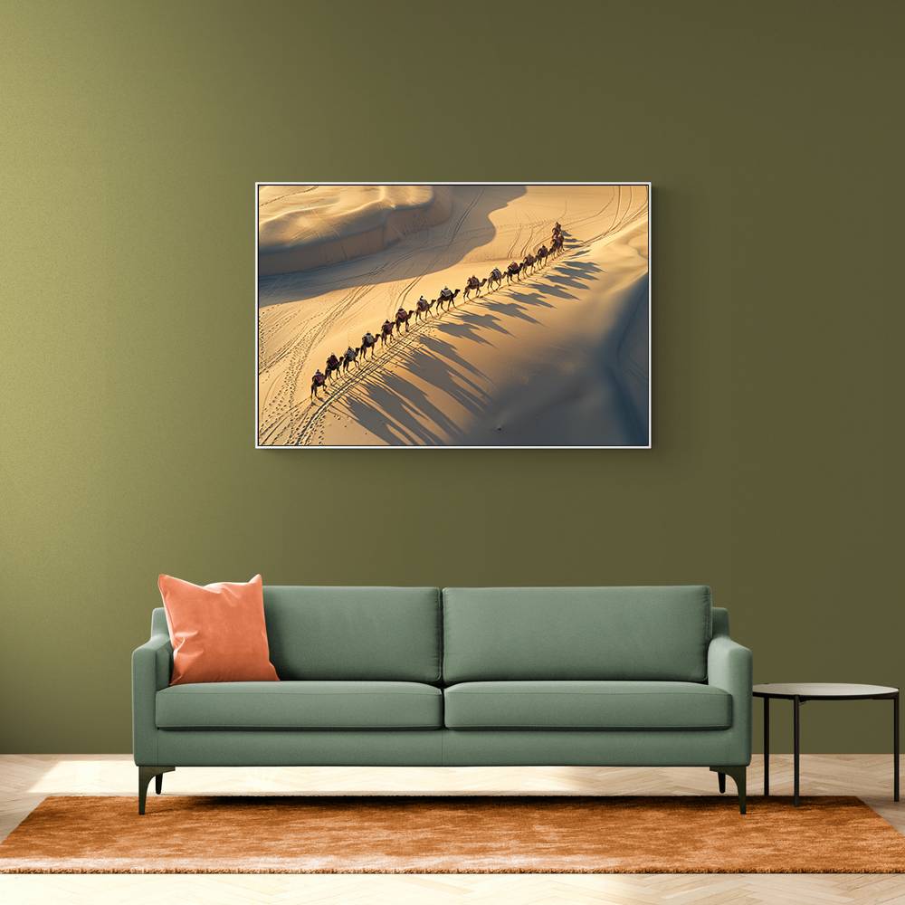 Desert Camel Train