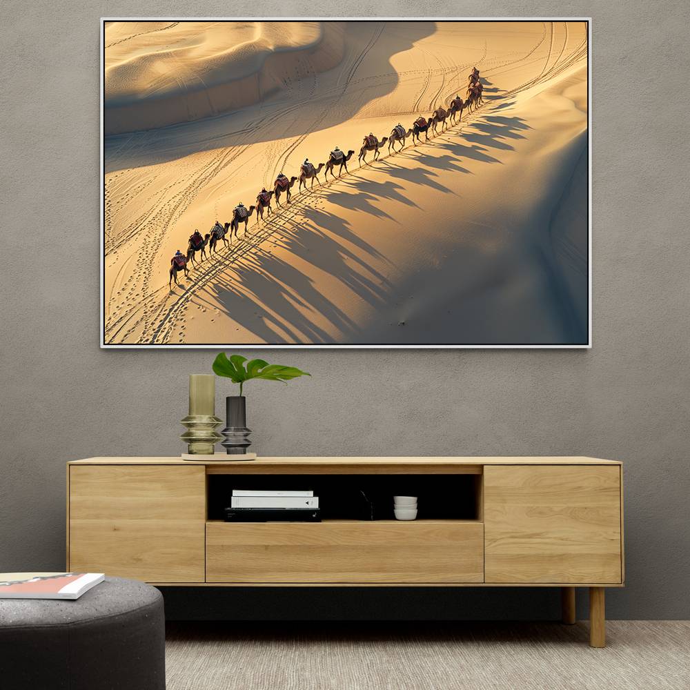 Desert Camel Train