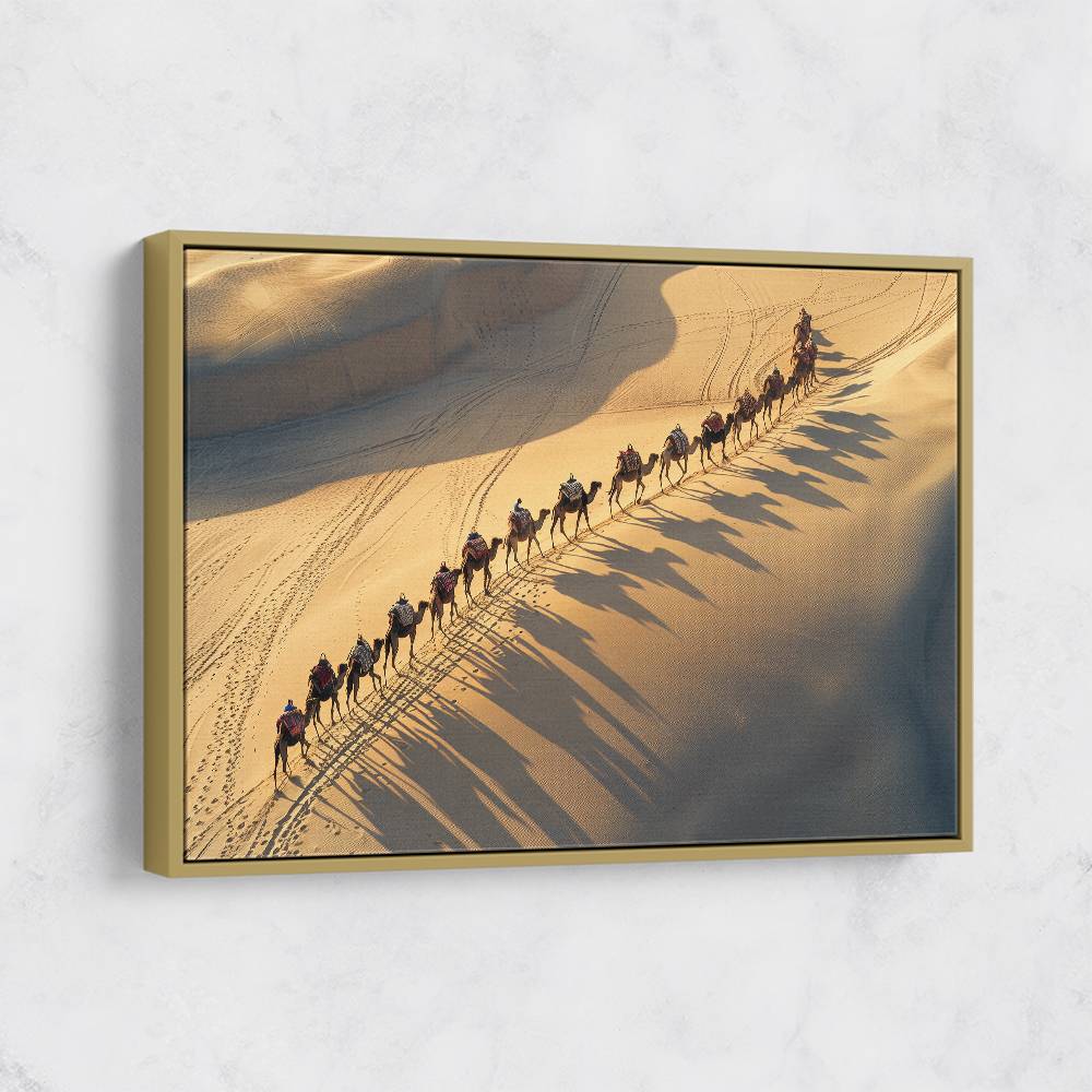 Desert Camel Train