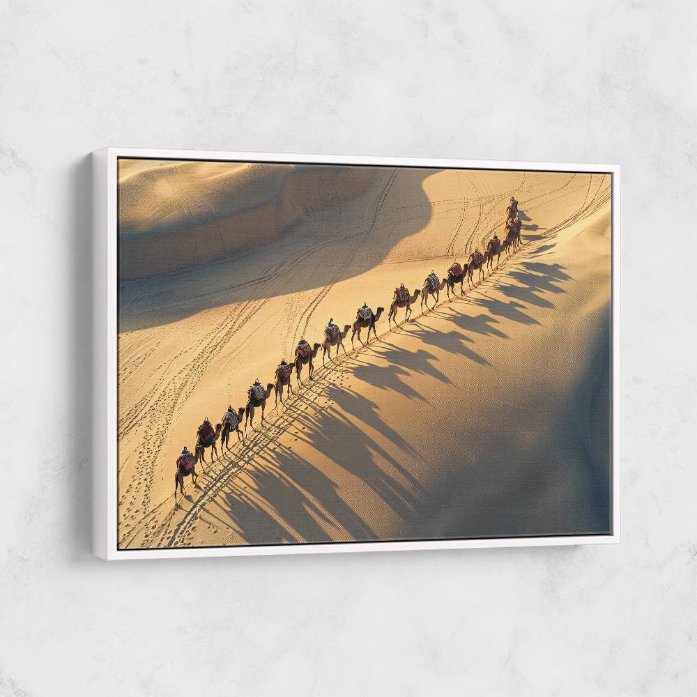 Desert Camel Train