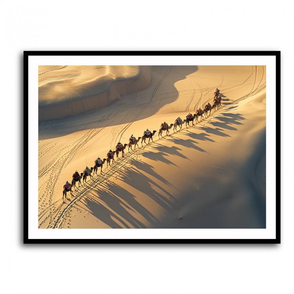 Desert Camel Train