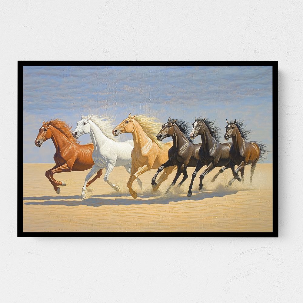 Arabian Horses Galloping