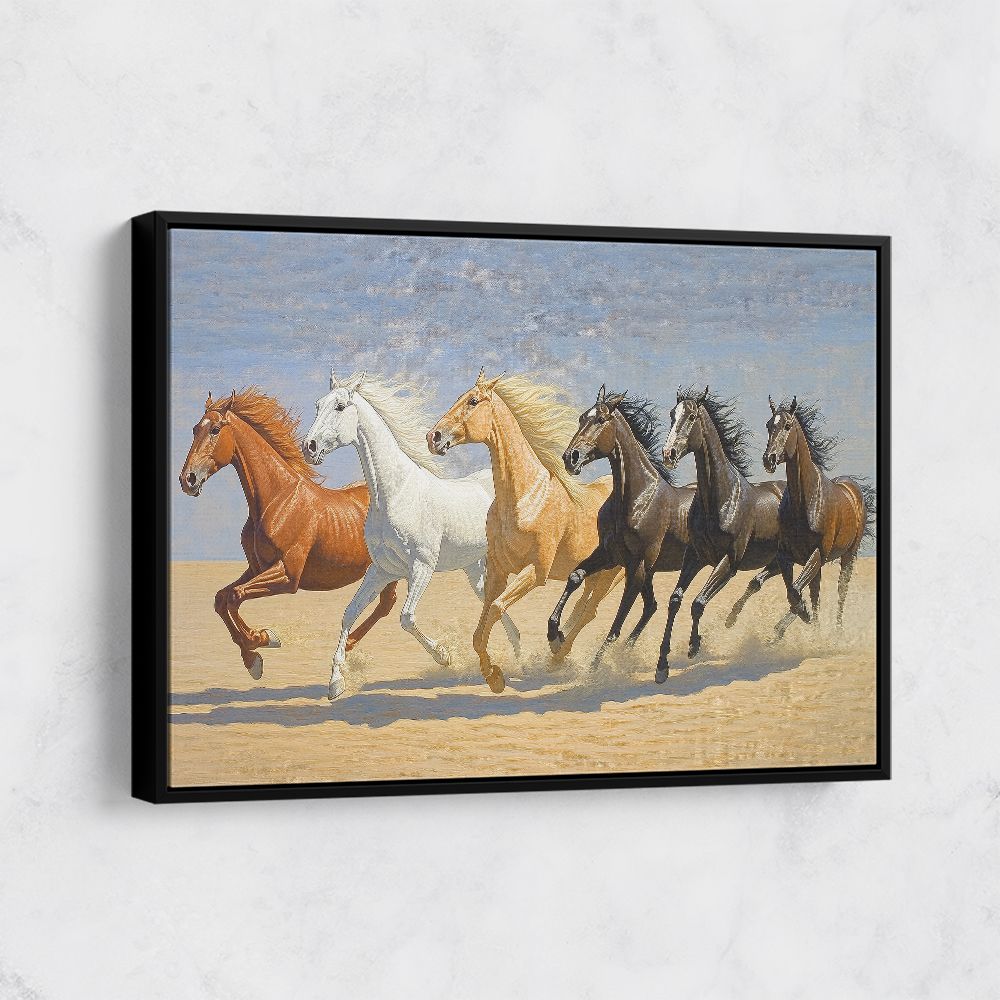 Arabian Horses Galloping