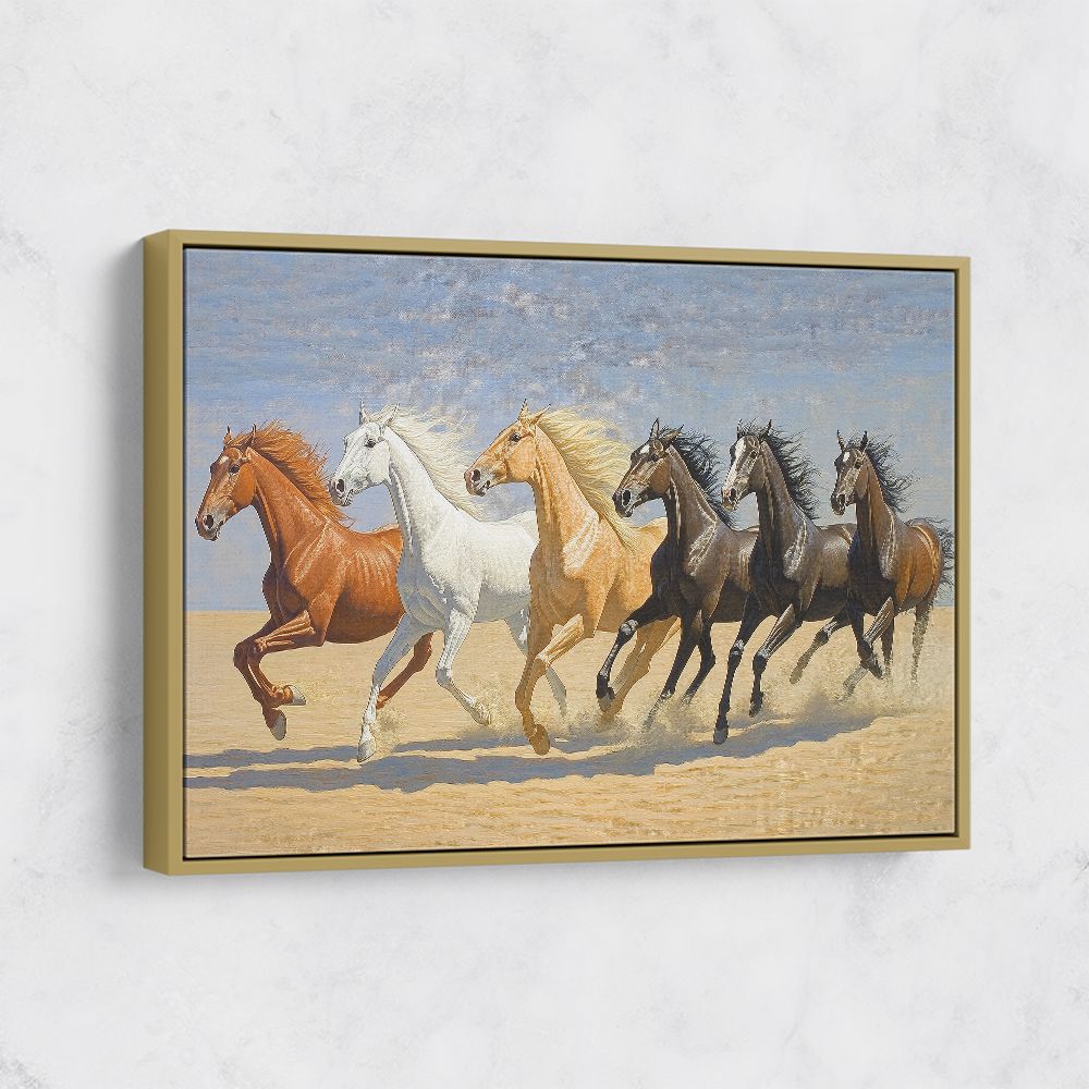 Arabian Horses Galloping