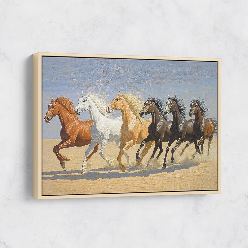 Arabian Horses Galloping