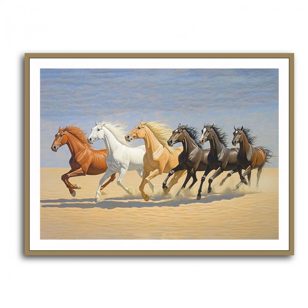 Arabian Horses Galloping