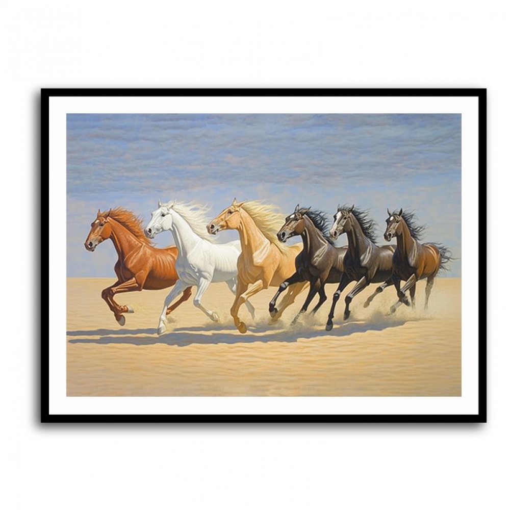 Arabian Horses Galloping