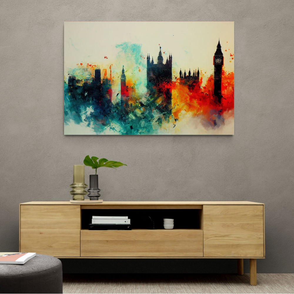 London Skyline Abstract