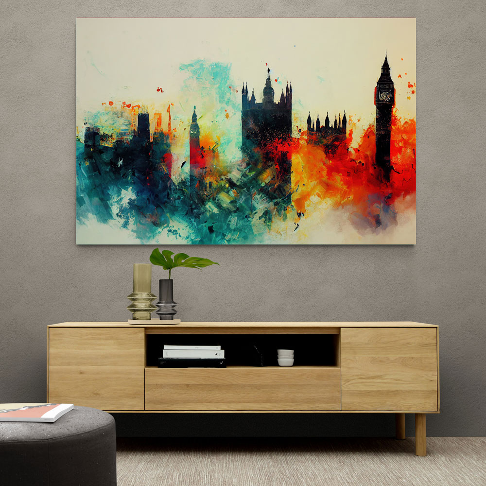 London Skyline Abstract