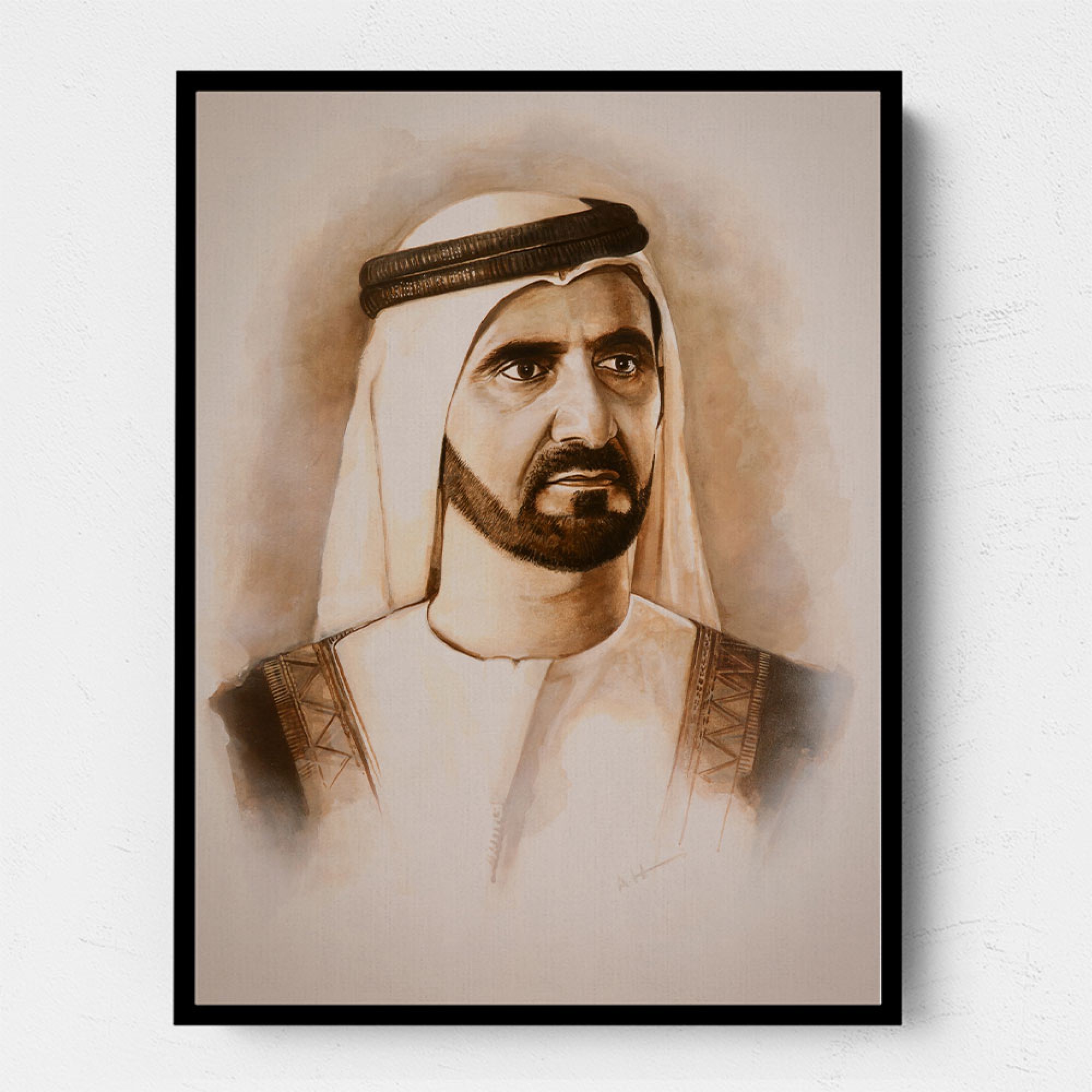 Sheikh Mohammed bin Rashid Al Maktoum Portrait