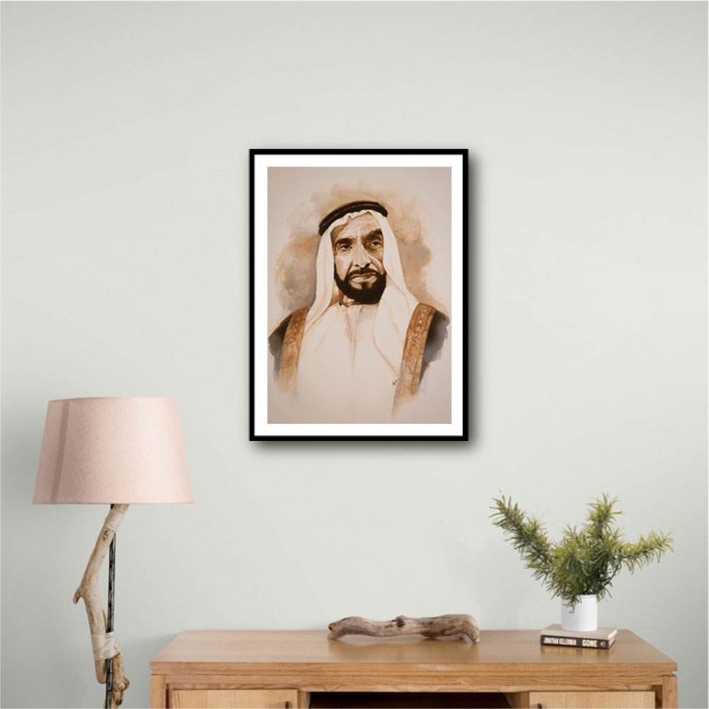 Sheikh Zayed Bin Sultan Al Nahyan Portrait