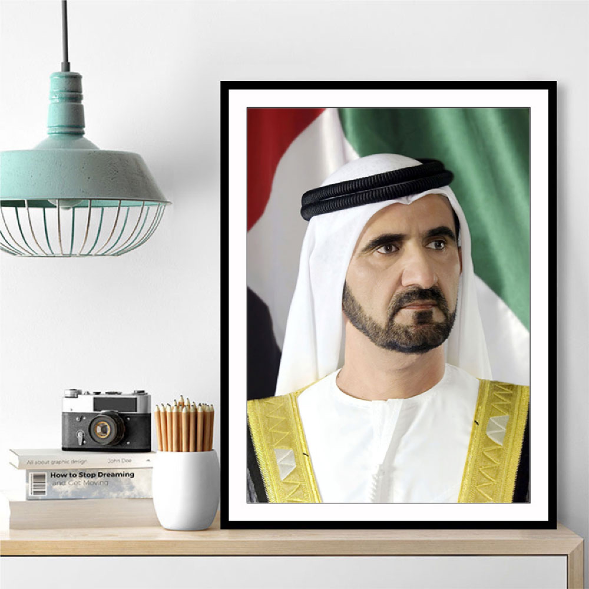 Sheikh Mohammed bin Rashid Al Maktoum Portrait