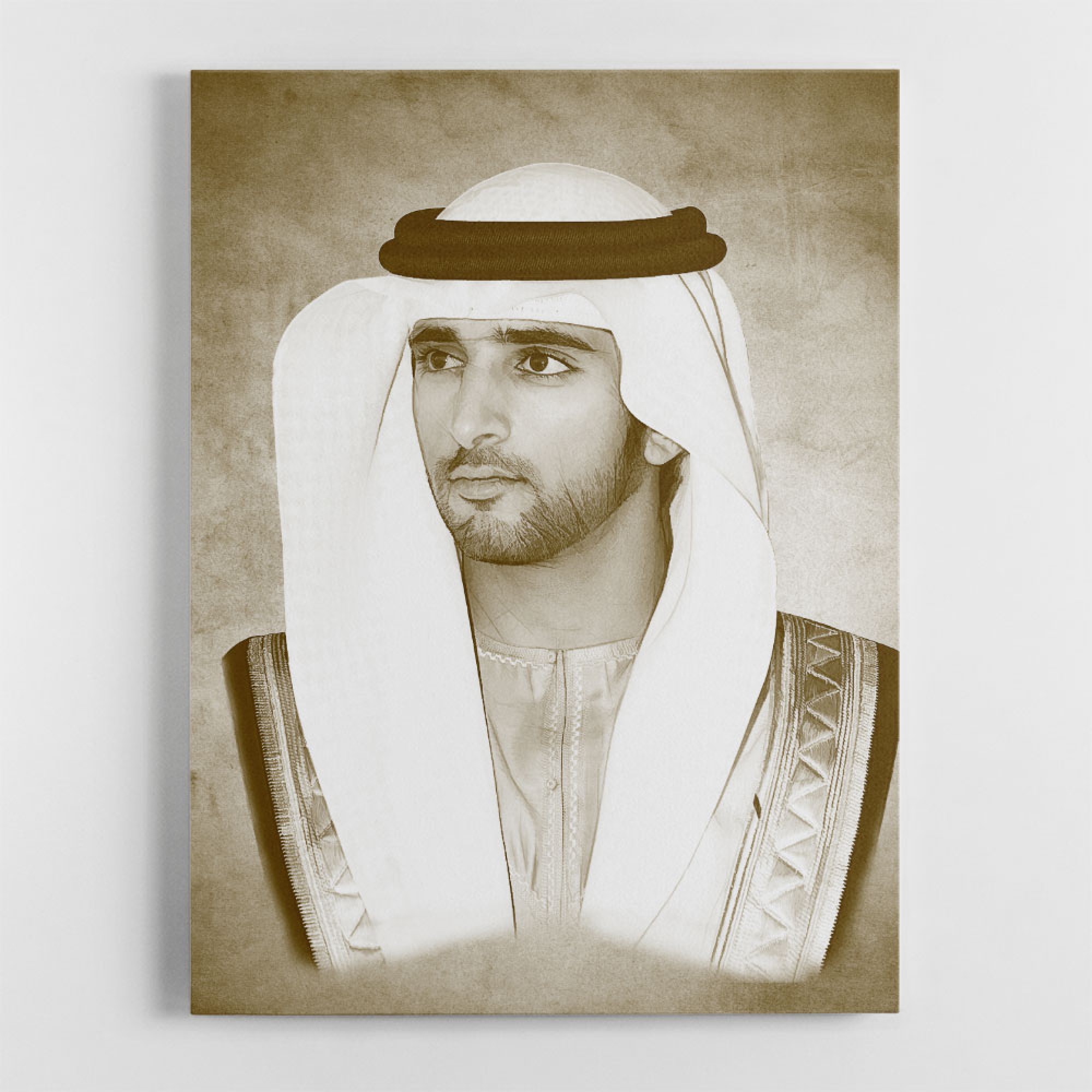 Sheikh Hamdan bin Mohammed bin Rashid Al Maktoum Portrait