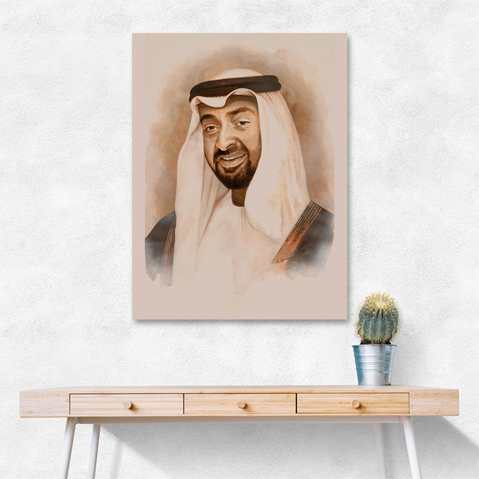 Sheikh Mohammed Bin Zayed Al Nahyan Portrait