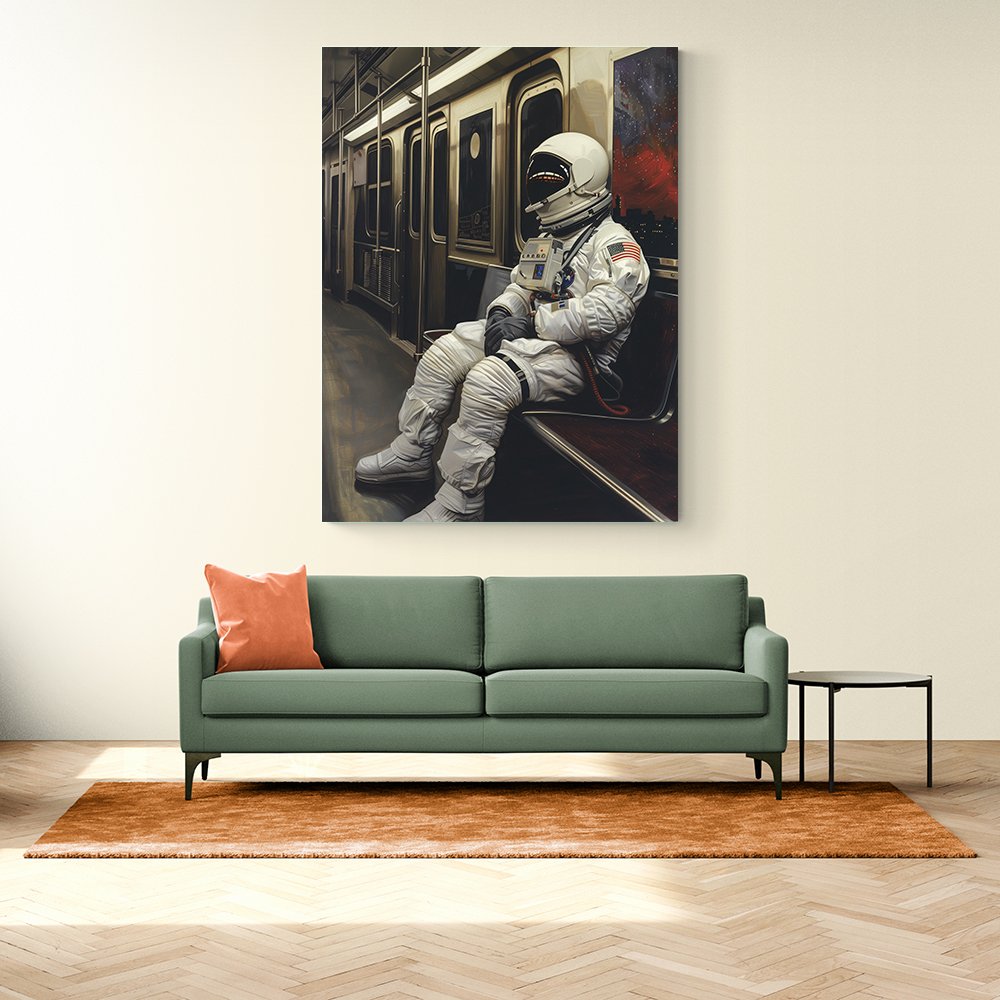 Astronaut On The Subway