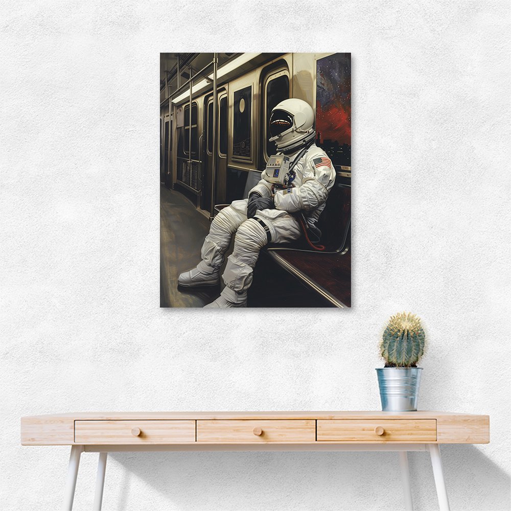 Astronaut On The Subway