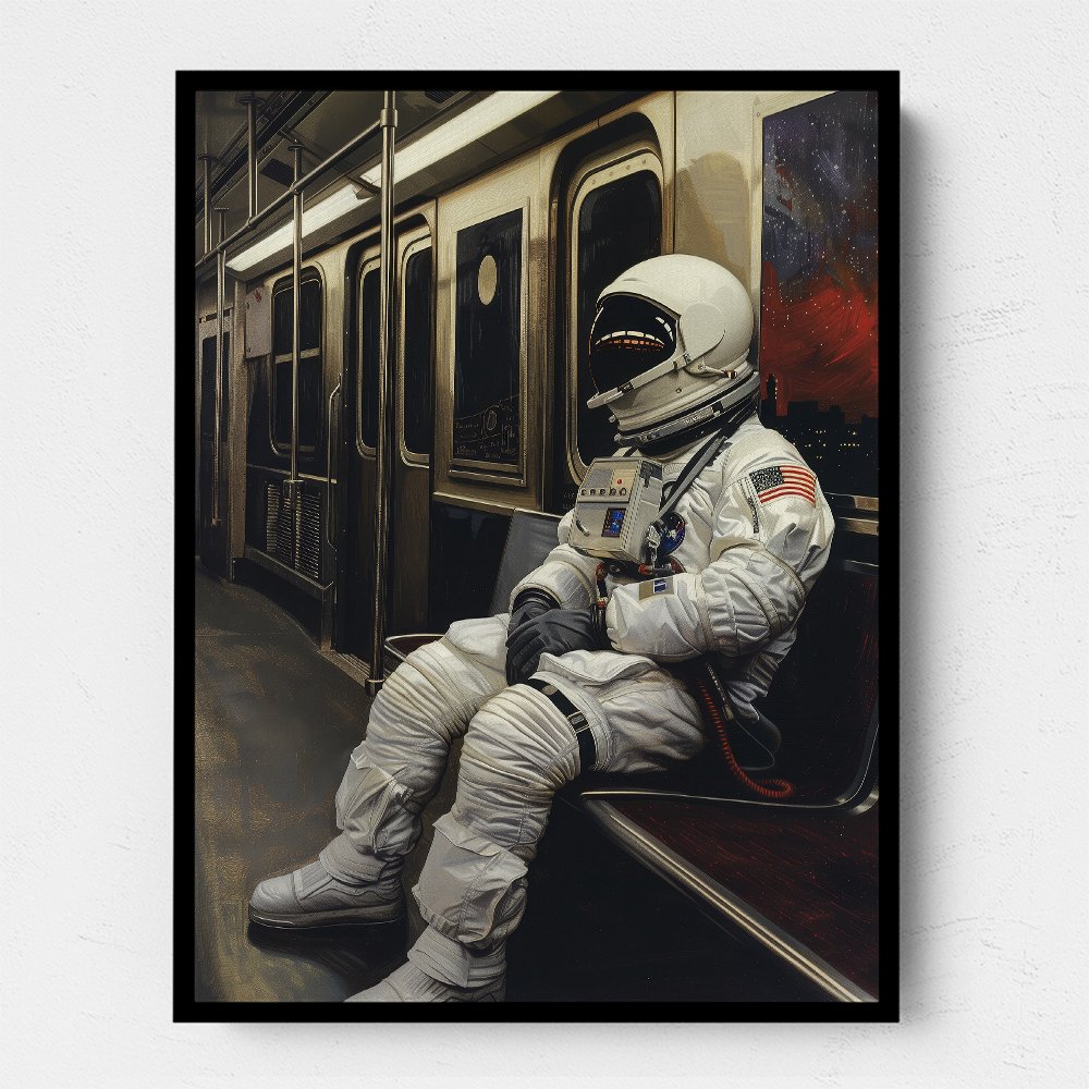 Astronaut On The Subway