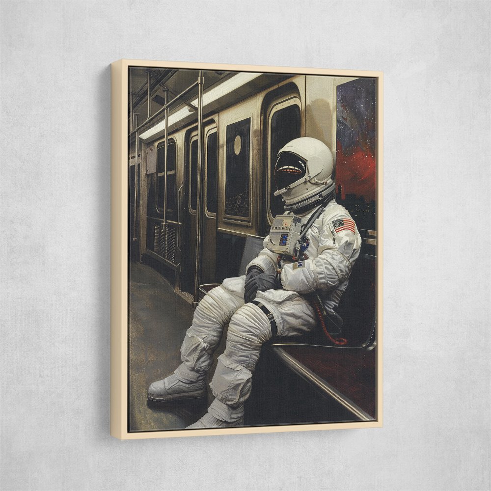 Astronaut On The Subway