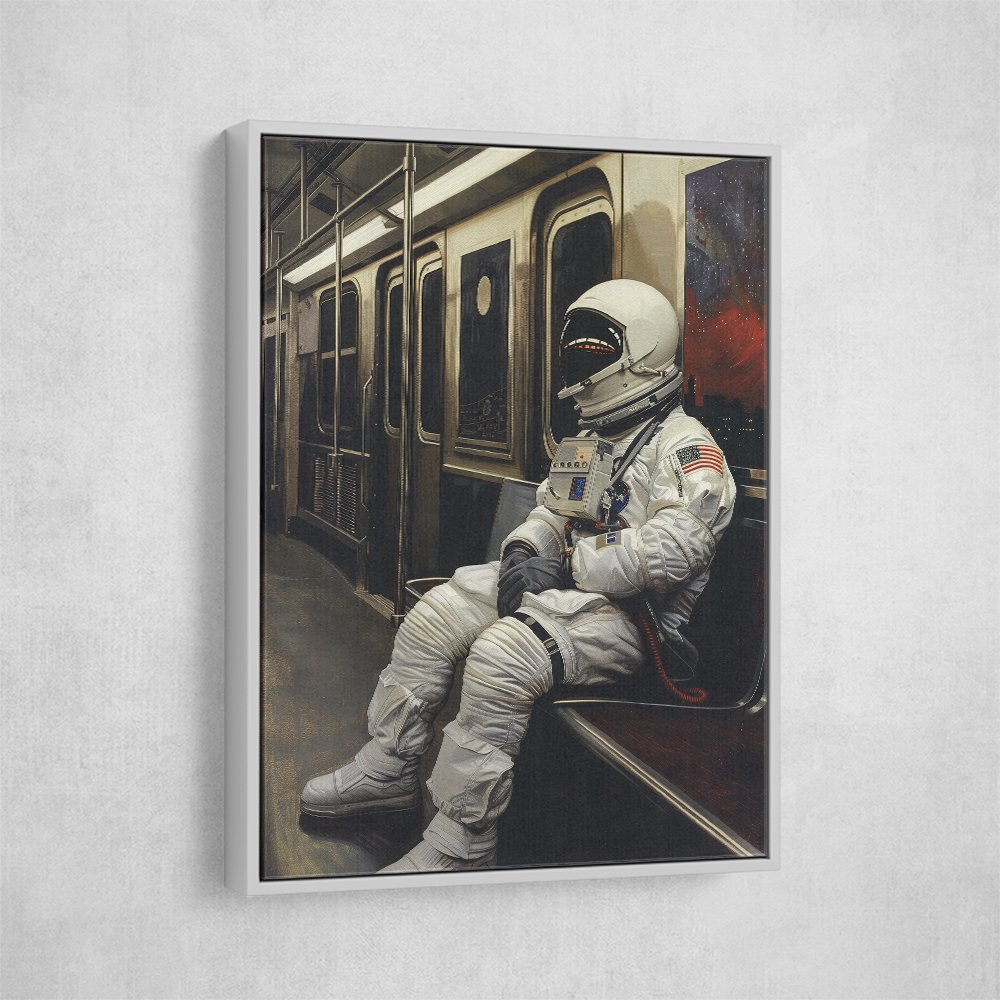 Astronaut On The Subway